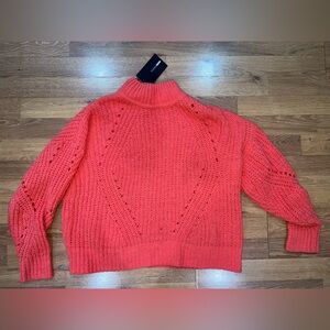 Fashion Nova Vibrant Coral Turtleneck Sweater